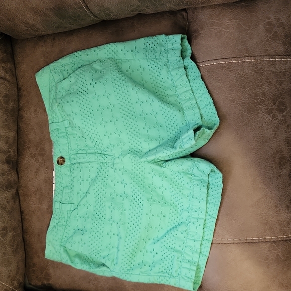 Merona Mint Green Eyelet Shorts - Picture 1 of 5